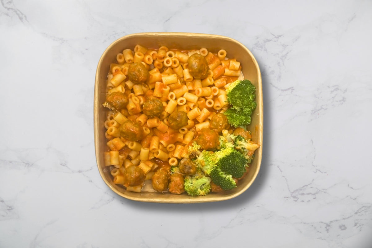 Mini Meatballs Power Pasta Kids Meal