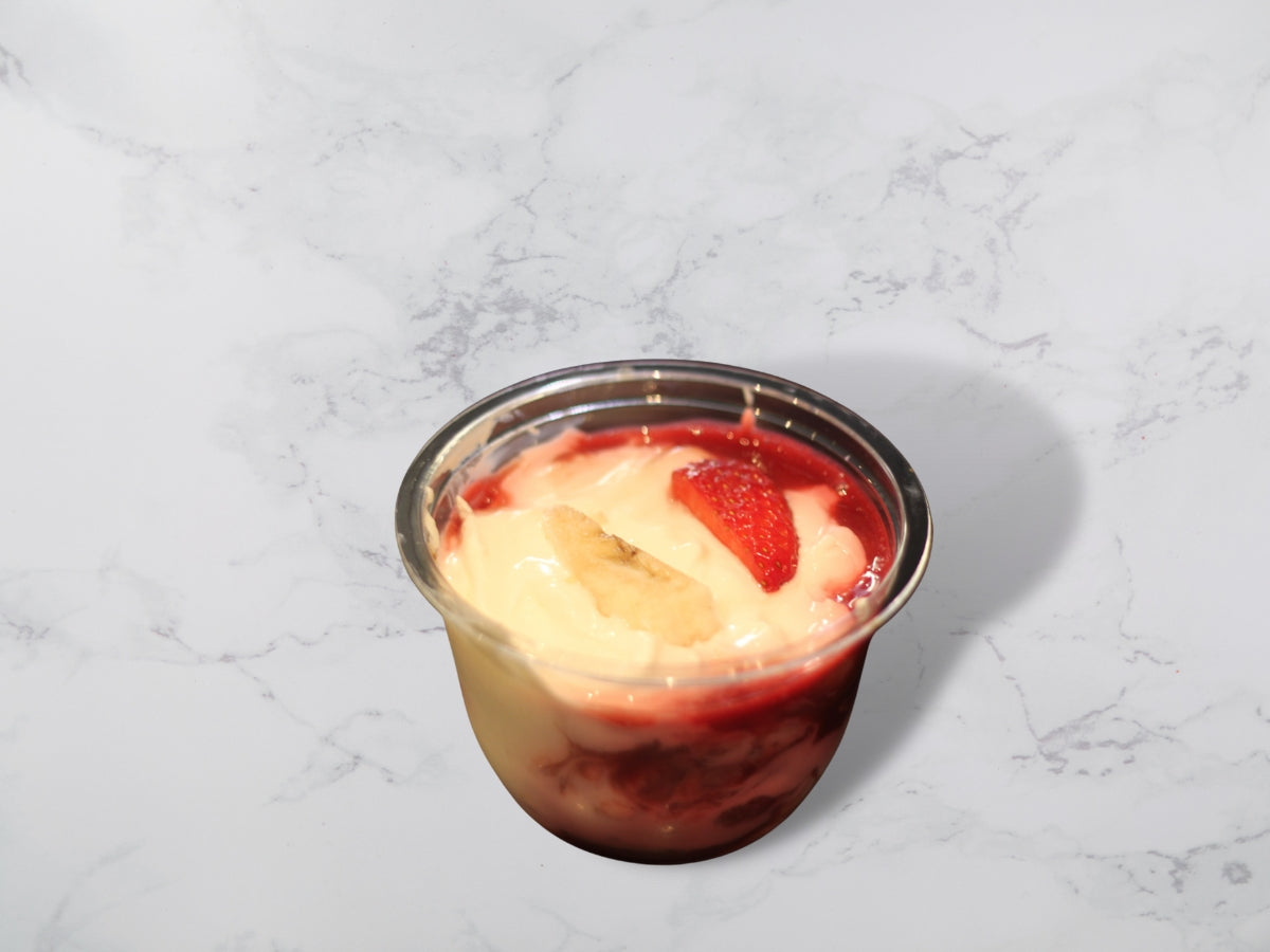 Strawberries And Banana Greek Yoghurt