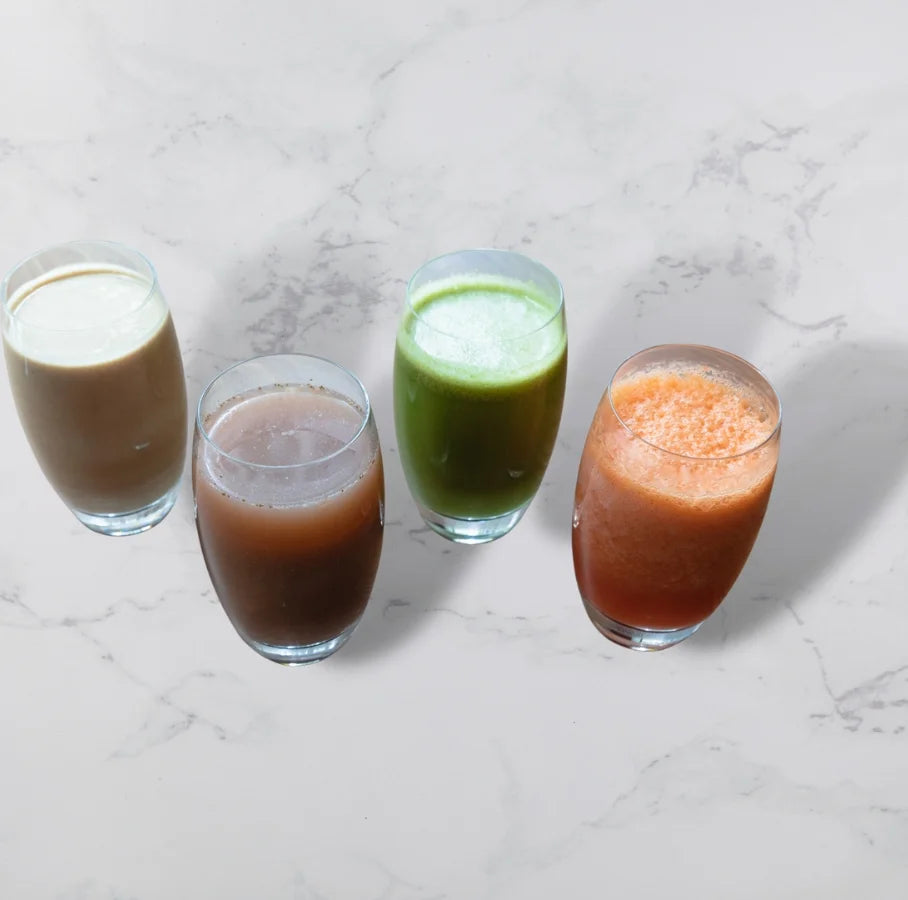 Banana, Strawberries and Almond Milk