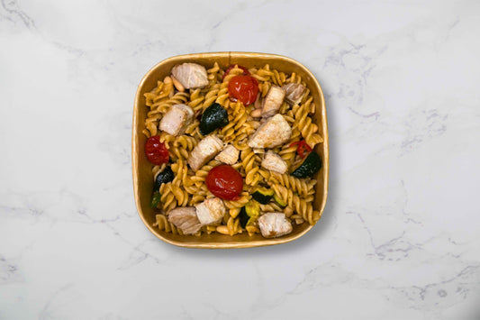 Wholemeal pasta with tuna