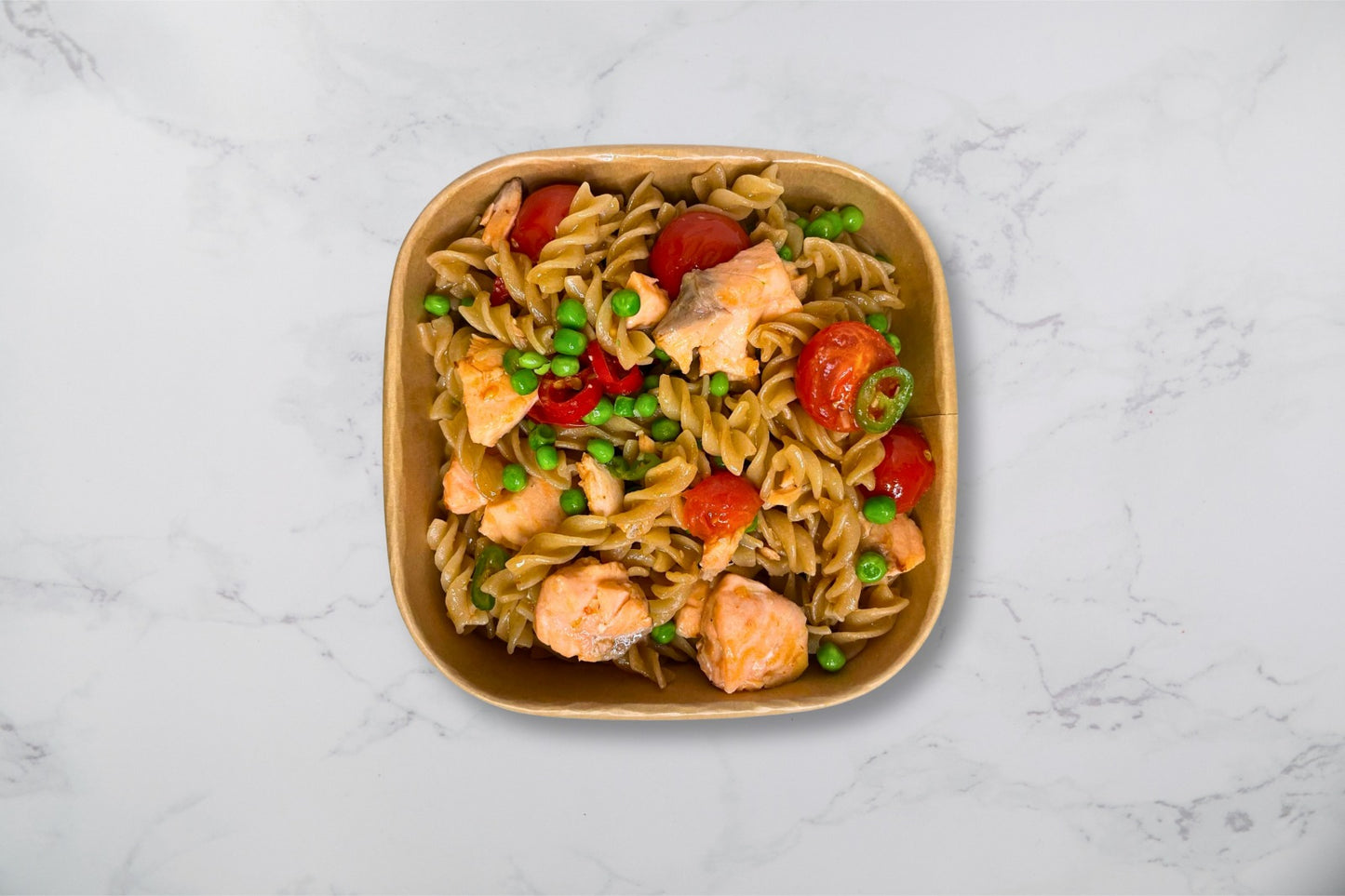 Wholemeal pasta with Salmon