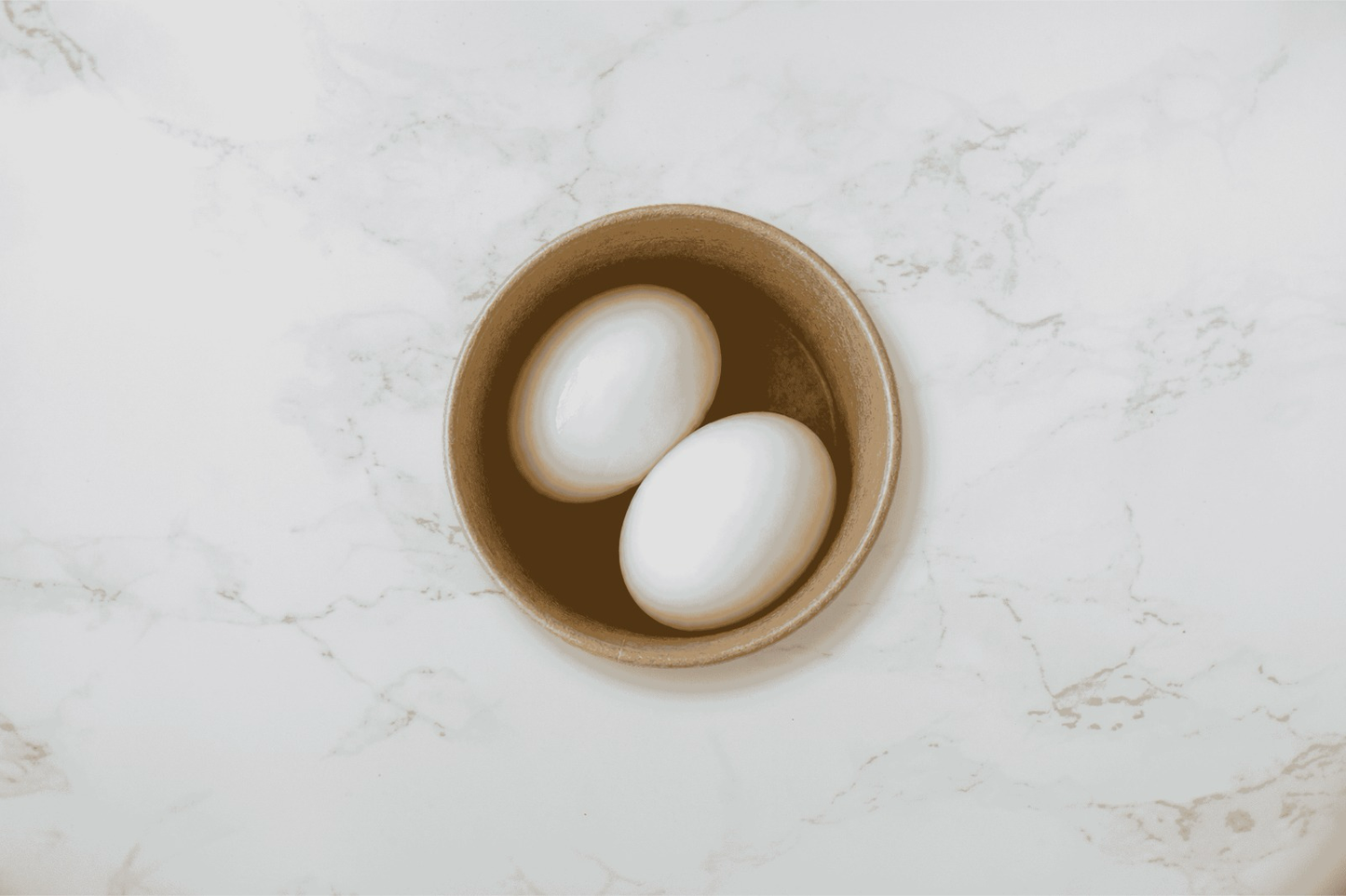 Two Hard Boiled Eggs